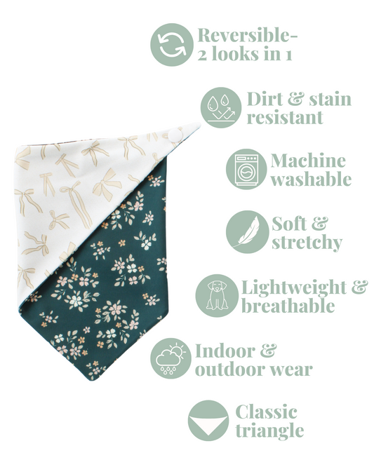 Bows & Blooms Active Knit Bandana