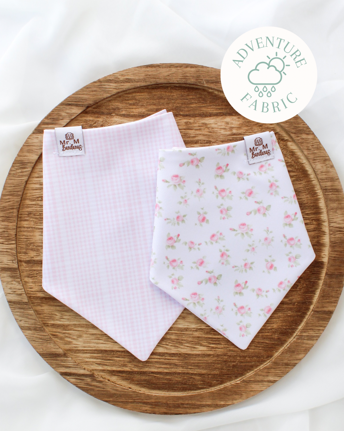 Floral Romance Adventure Fabric Bandana