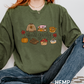 Fall Girly Comfort Colors Long Sleeve T-Shirt